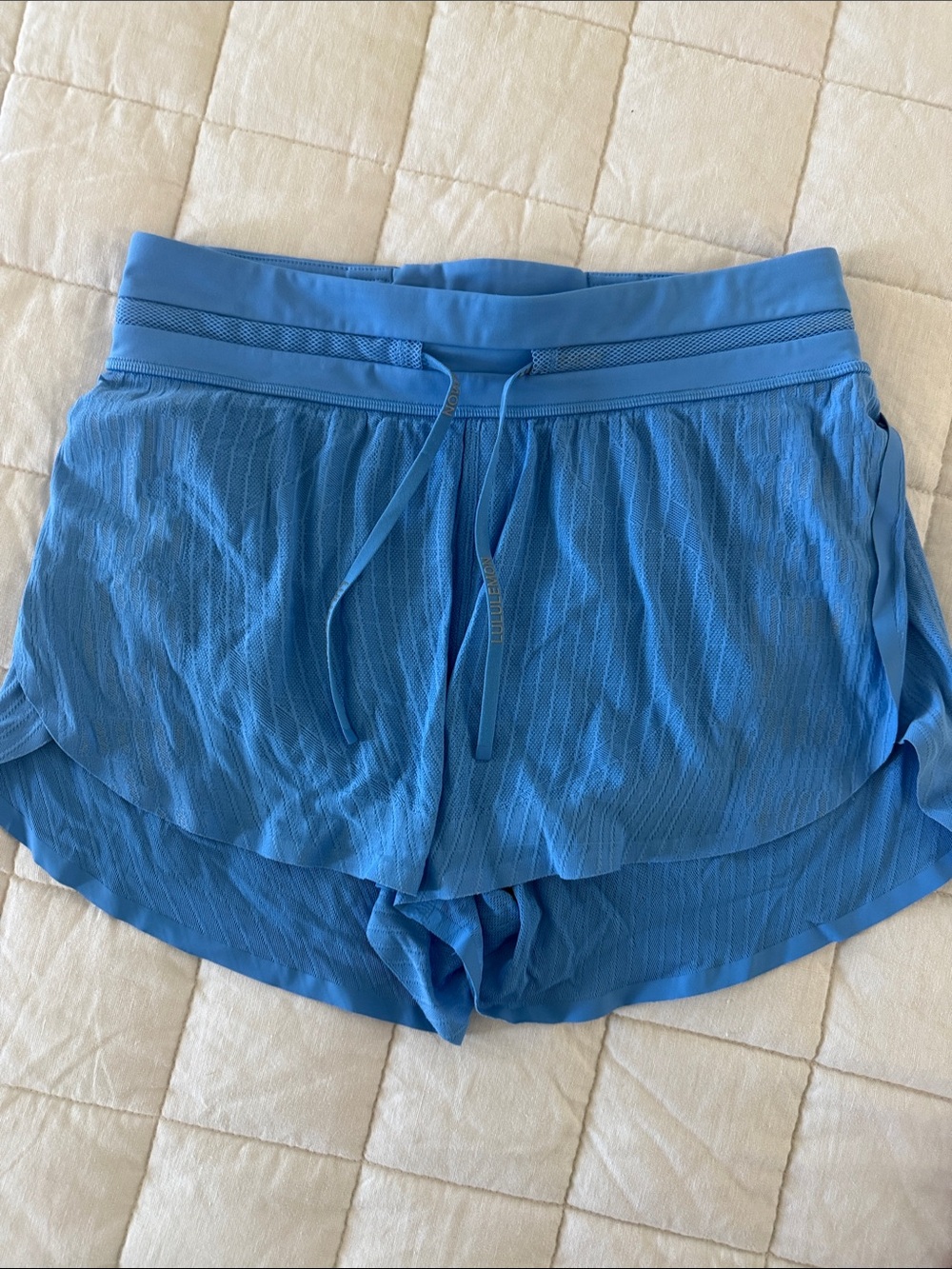 lululemon athletica Blue Women's Athletic Shorts with Drawstring